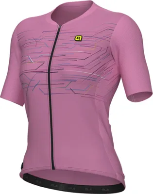 Obrázek produktu pro ALÉ Cyklistický dres s krátkým rukávem - PR-E MEGABYTE - Růžová S