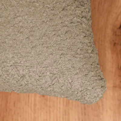 Produktbild von MG Design 2er Set Kissenbezüge 30 x 50 cm in Beige - mit Reißverschluss, fein gewebt mit Chenille-Haptik, pflegeleich