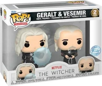 Produktbild von The Witcher - Geralt & Vesemir Special Edition Funko Pop! Vinyl Figur