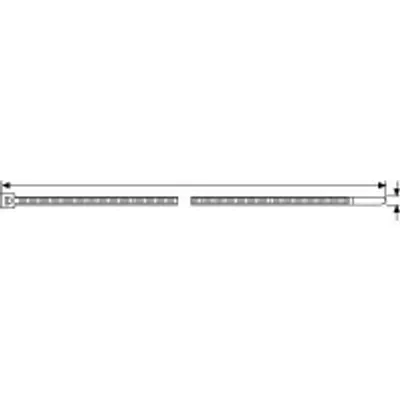 Obrázek produktu pro 100 Kus Stahovací pásky - Kabelová příchytka 4,7x210mm přírodní barva T80R-HS-NA-C1