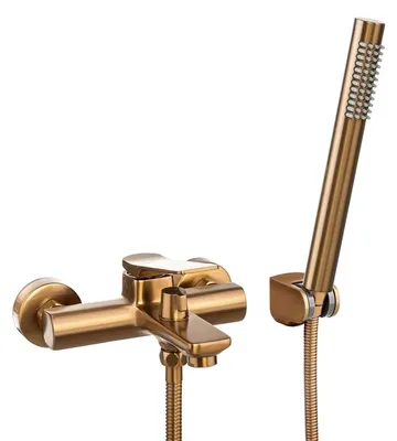 Immagine prodotto di Miscelatore da bagno NERI con set doccia - rame