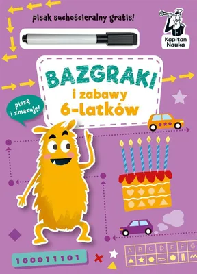 Obrázok produktu pre Kapitan Nauka Bazgraki I Zabawy 6-Latków