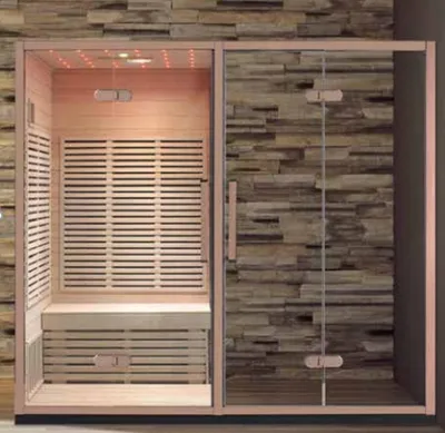 Produktbild von Sauna Saunakabine Wellnesskabine Kombisauna Dampfduschkabine 200x100 cm