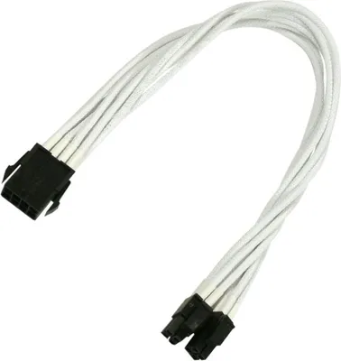 Zdjęcie produktu dla Nanoxia 900400020, 0,3 m, PCI-E (8-pin), PCI-E (8-pin), Biały