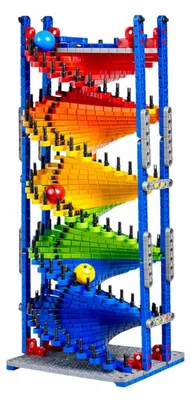 Immagine prodotto di Elementi pedagogici, scivolo per palline, colorato, 550 pezzi.