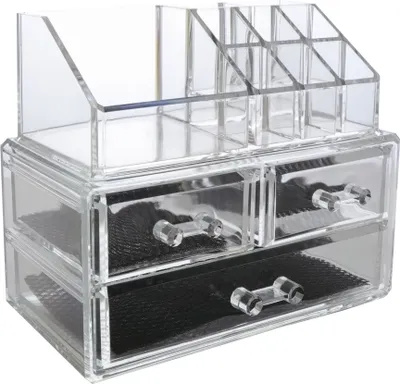 Produktbild von Make-Up Aufbewahrungsbox Organizer Acryl Kunststoff 16x19x12 cm