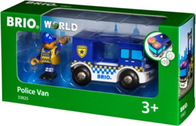 Produktbild von BRIO Polizeiwagen mit Licht und Sound; 33825