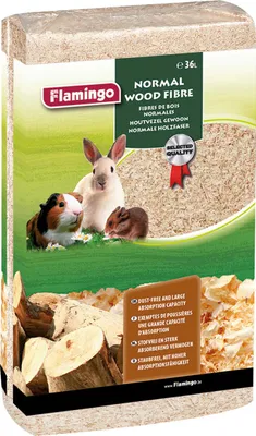 Produktbild von Flamingo Holzfaser, Inhalt: 35 l / 2,5 kg