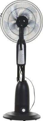 Produktbild von HOMdotCOM HOMdotCOM Wentylator na statywie ze strumieniem wody 120 cm metalowy