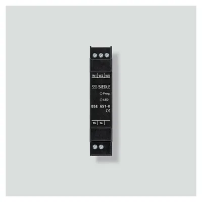 Productafbeelding van Siedle busbedieningsunit BSE 651-0, montage op rails, zwart