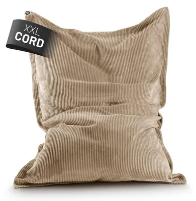 Immagine prodotto di Pouf LUMALAND Classic XXL Cord 380 L - 140 x 180 cm - con rivestimento lavabile