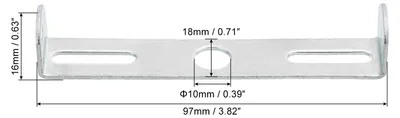 Produktbild von 1 Satz Deckenleuchte Platte Kit 97x18x16mm Beleuchtung K?rper Montagehalterung fš¹r Haus Bš¹ro Kronleuchter