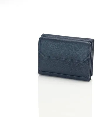 Produktbild von Josephine Osthoff Geldbörse Slim Wallet mit Münzfach und RFID Schutz, Geldbeutel für Damen und Herren, handgefertigt aus 100% Echtleder