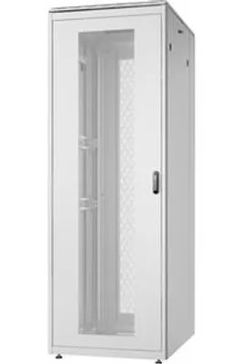 Produktbild von Digitus Netzwerkschrank Unique Serie - 800x1000 mm (BxT), Freistehendes Gestell, 47U, 800 kg, Sperrschloss, Ablageschienen, Verstellbare Füße