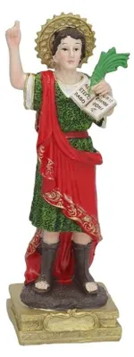 Produktbild von DRW Figur San Pancracio aus Kunstharz, 7 x 6 x 19,5 cm