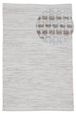 Produktbild von Wollteppich Mona Creme 200x290 cm | Moderner Teppich für Wohn- und Schlafzimmer