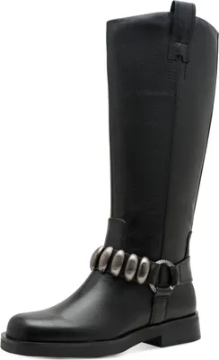 Produktbild von Tamaris Damen Elegante Stiefel Biker Vegan 1-25534-45 Schwarz