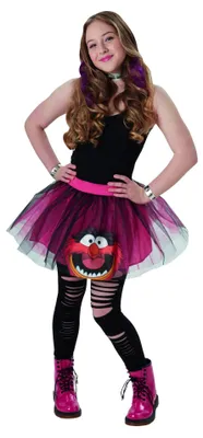 Produktbild von Die Muppets Das Tier Kostüm-Set Tutu und Bänder Kindergröße: 152