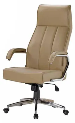 Immagine prodotto di Poltrona da ufficio beige, poltrona per l'ufficio, poltrona per il soggiorno, poltrona da ufficio per dirigenti, poltrona girevole, sedia