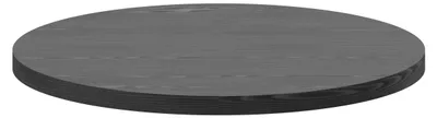 Image de Artù - Plateau rond en bois stratifié Ø 120 cm, couleur noir