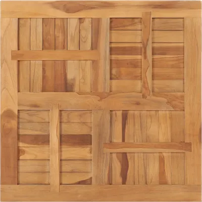 Produktbild von vidaXL Tischplatte Massivholz Teak Quadratisch 80×80×2,5 cm