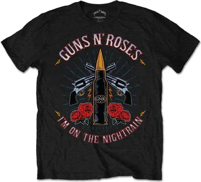 Obrázok produktu pre Guns N' Roses Night Train Black L Tričko