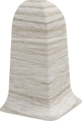 Produktbild von VILO Flex Außenecke - Eckstück für VILO Sockelleisten - Wasserfest - Stoßfest - Einfache Montage - Zubehör für Fußleisten - 2 Stück