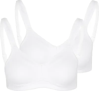 Produktbild von SUSA 2er Pack Comfort Topsy BH ohne Bügel Nahtlose Cups, Sorgt für sicheren Halt, Angenehm auf der Haut