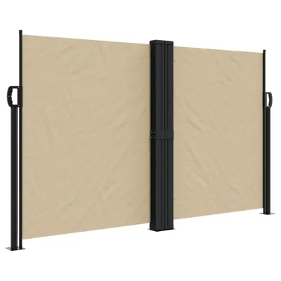 Obrázok produktu pre vidaXL Bočná výsuvná markíza béžová 140x1000 cm