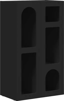 Image de Buffet noir 59 x 35 x 100,5 cm en aggloméré