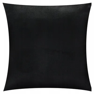 Produktbild von Ematex Dekokissenbezug Velvet 40x40 cm Schwarz mit Reißverschluss