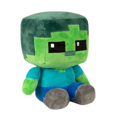 Produktbild von Crafter Creeper Plüschtier Puppe, weiche Umarmung Kissen Spielzeug, grün, für Video Game Fans