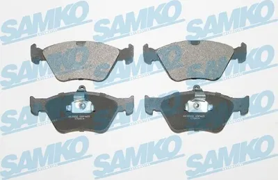 Produktbild von SAMKO Bremsbeläge Satz Vorne Bremsklötze für OPEL Omega B Limousine (V94) 5SP465