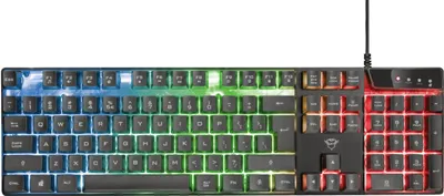 Immagine prodotto di Tastiera Trust GXT 838 USB QWERTY Italiano con Mouse 23483 Nero
