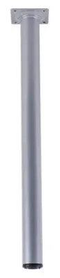 Produktbild von Tischbein Ausführung Silber Rund ø 30mm Höhe 600mm Möbelfuss Möbelbein Metall