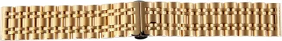 Produktbild von Gliederband Edelstahl Armband in gold, , , 22 mm