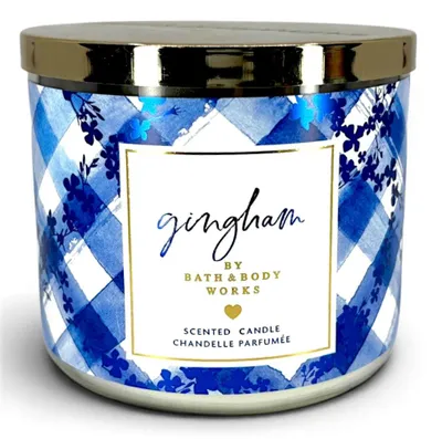 Obrázek produktu pro Bath & Body Works 3-knotová vonná svíčka GINGHAM 411 g