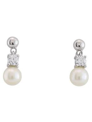 Produktbild von MIAMAR 1166892 Damen Ohrringe Sterling-Silber 925 Silber weiß