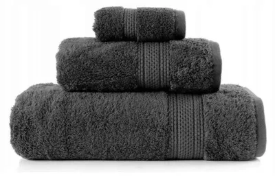 Produktbild von Handtuch - 100% Baumwolle - 600 g/m2 - 30x50 cm - Extra Saugfähig - Dunkelgrau - hohe Grammatur - GRENO