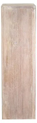 Produktbild von Säule Holzsäule Dekosäule Podest Ständer Sockel Blumenständer Holz Weiß/Whitewash klein 65 cm