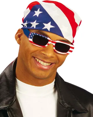 Produktbild von US Flaggen Bandana 55x55cm