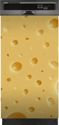 Produktbild von Aufkleber sticker 45x80 cm Dekorative folie Spülmaschine - Käse Lebensmittel
