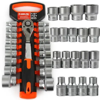 Obrázek produktu pro MAR-POL Gola sada 19ks 1/2" 8-32mm M58205