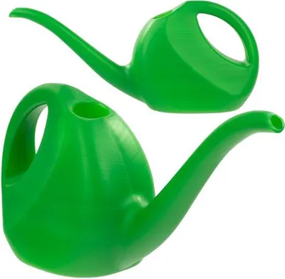 Productafbeelding van Famanu gieter, 2 liter - kunststof, ergonomisch ontwerp, geschikt voor binnen- en buitengebruik (groen)