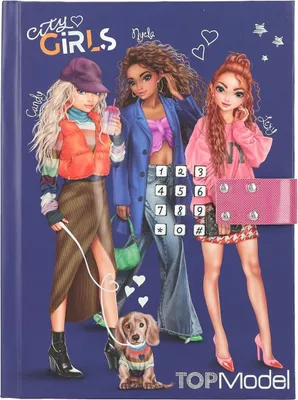 Obrázek produktu pro Depesche 12711 TOPModel tajný kódový deník se zvukem CITY GIRLS