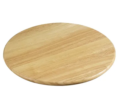 Produktbild von Continenta Drehplatte 40cm Gummibaum Servierplatte drehbar Buffet