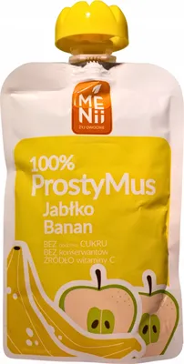 Obrázek produktu pro 100% Simple Mousse - Jablko, Banán 100g