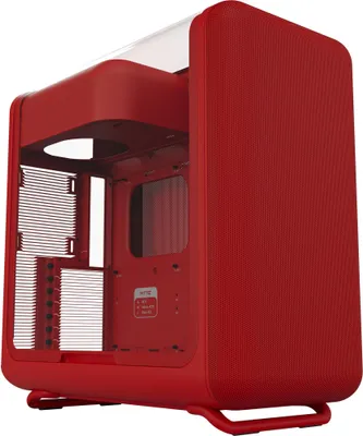 Produktbild von HYTE X50, Midi Tower, PC, Rot, ATX, EATX, ITX, micro ATX, Acrylnitril-Butadien-Styrol (ABS), Silikon, Stahl, Gaming