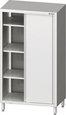 Produktbild von Hochschrank mit Schiebetüren, 900x500x1800 mm, verschweißt