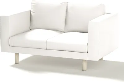 Produktbild von Dekoria Bezug für Norsborg 2-Sitzer Sofa, weiss, Norsborg 2-Sitzer Sofabezug